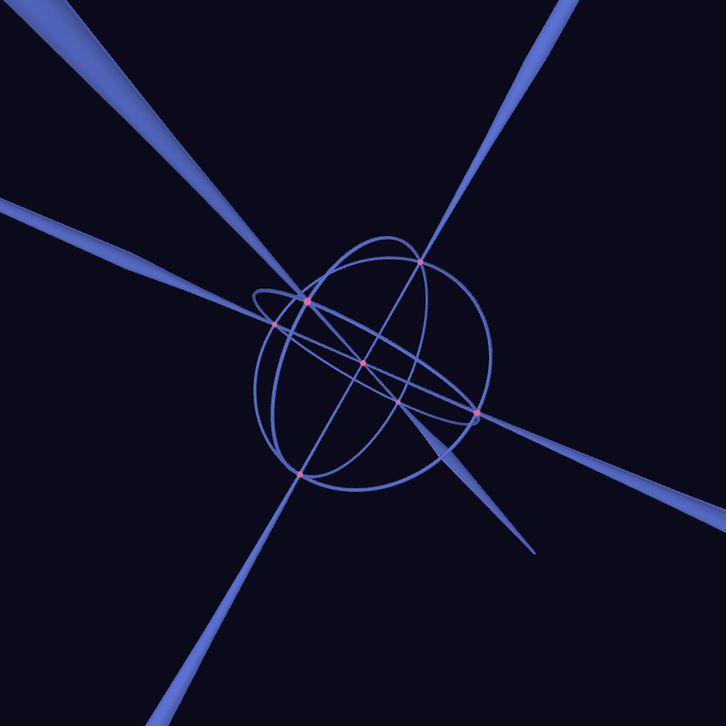 16-cell hexadecachoron - 4D cross-polytope dual of the tesseract